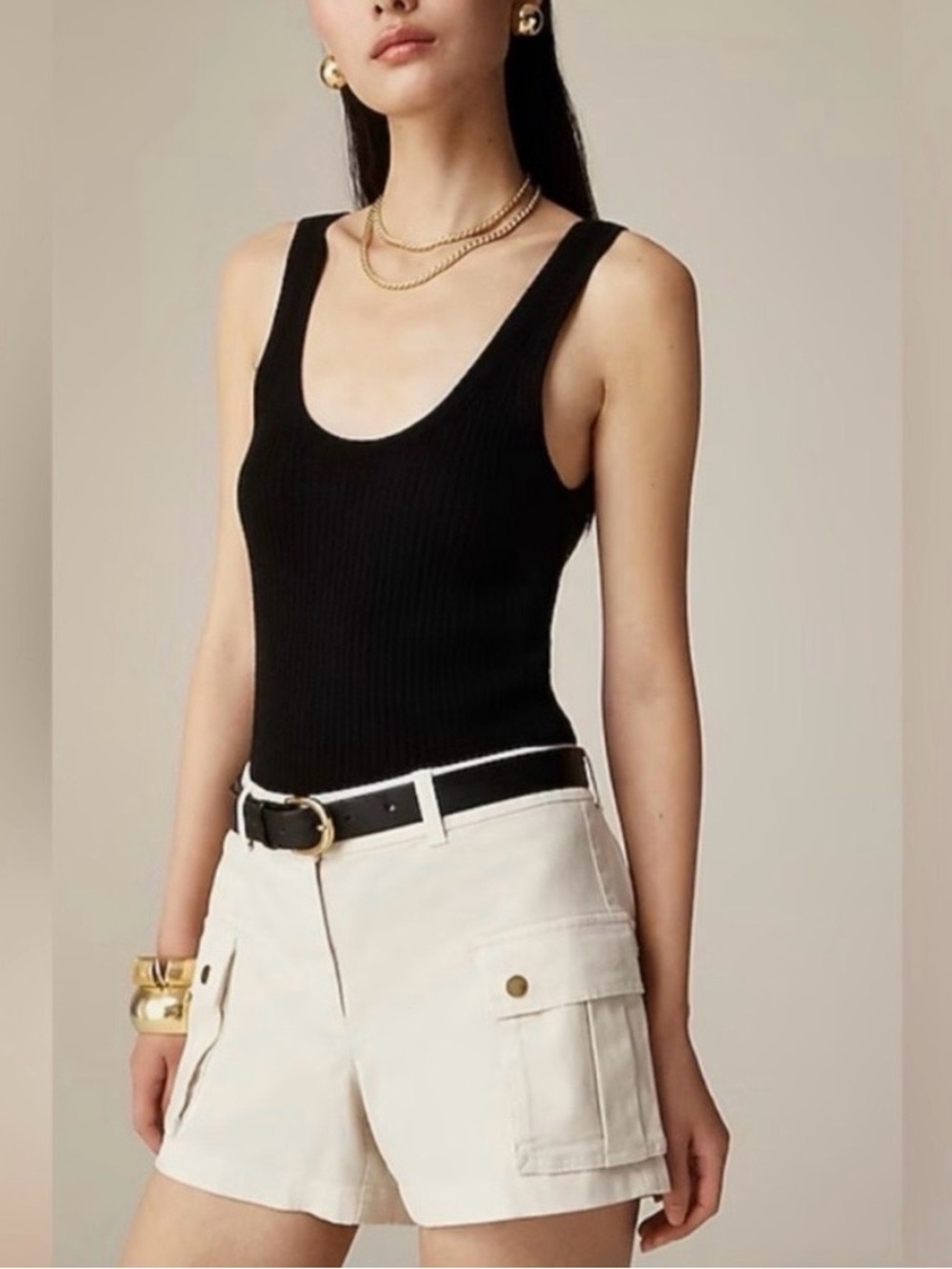 J.Crew 4" Cargo Chino Short in Natural Size 12
